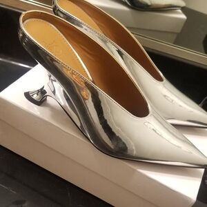 Chic Silver Women's Heels